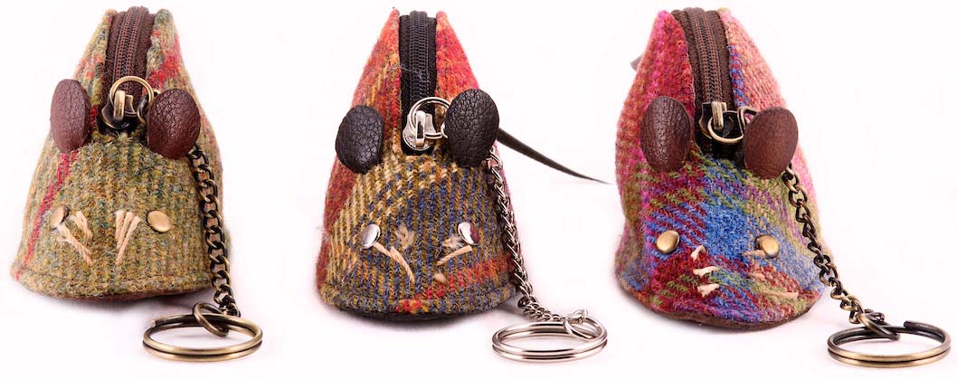 Leather mouse coin purse sale